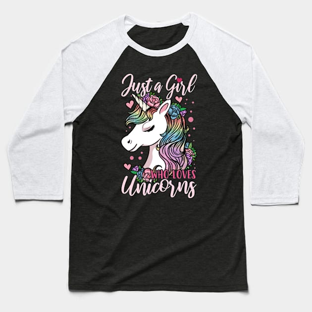 Unicorns Unicorn Lover Baseball T-Shirt by CreativeGiftShop